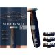 King C. Gillette Style Master Beard Trimmer for Men with 1 Interchangeable 4D Blade and 3 Interchangeable Comb Attachments
