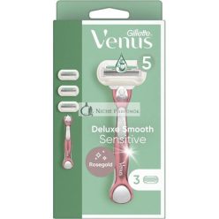   Gillette Venus Deluxe Smooth Sensitive Women's Razor 3 Pieces - Pack of 3