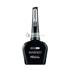 MASGLO Nail Polish Transparent Gel Top Coat 0.5 Fl. Oz.