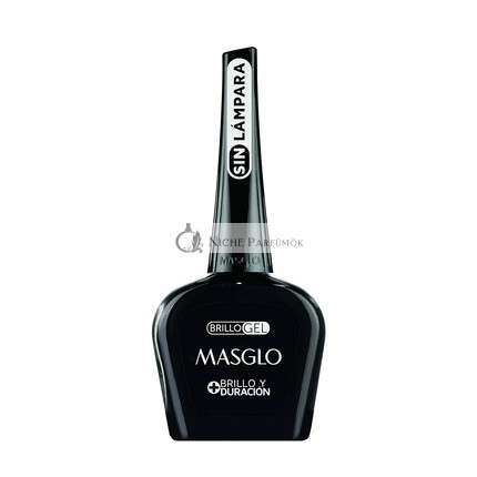 MASGLO Nail Polish Transparent Gel Top Coat 0.5 Fl. Oz.