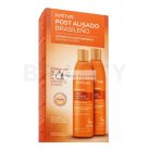 Kativa Post Brazilian Straightening Shampoo + Conditioner Hair Straightening Kit with Keratin 2 x 225 ml