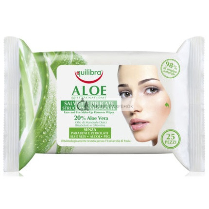 Equilibra Aloe Makeup Remover Wipes 25 Pieces