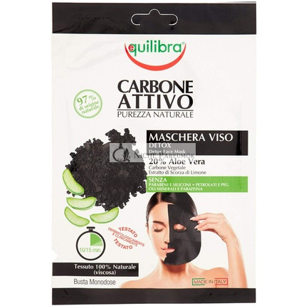 Equilibra Face Mask with Activated Charcoal Fabric