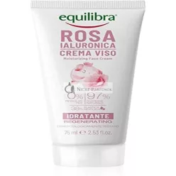   Equilibra Face Hyaluron-Rose Moisturizing Face Cream with Damask Rose and Hyaluronic Acid 75ml