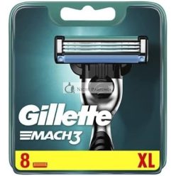   Gillette Mach3 Men's Razor Blade Designed with Precision Cut Steel
