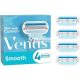 Gillette Venus Smooth Women's Razor Blades 4 Replacement Blades with 3-Fold Protected Blade that Adapts to Body Contour