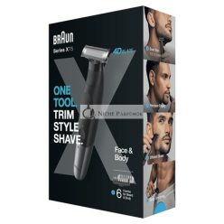   Braun Series X Hybrid Electric Men's Beard & Body Shaver 4D Blade SkinShield Waterproof Wireless XT5200