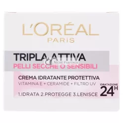   Triple Active Multi-Protective Moisturizing Cream for Dry and Sensitive Skin 50ml