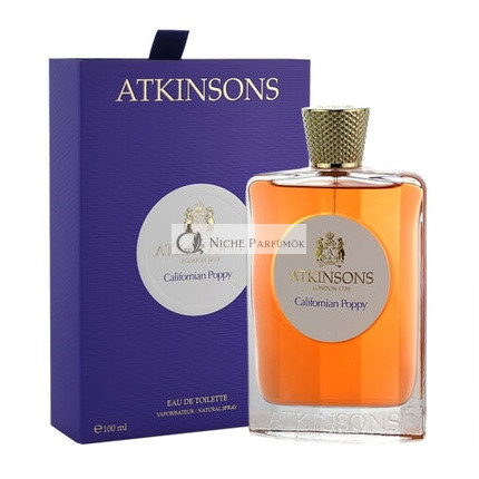 Atkinsons Californian Poppy 100ml Eau de Toilette - New & Sealed