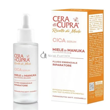 Cera di Cupra Cica Serum with Manuka Honey from New Zealand Promoting Natural Skin Barrier Healing Processes Made in Italy Dermatologically Tested 30ml