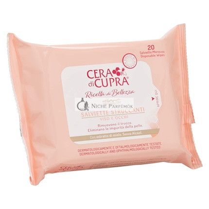 Cera di Cupra Beauty Recipe Makeup Remover Wipes for Face and Eyes 180g