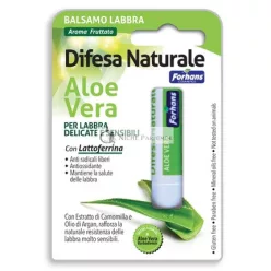   Forhans Natural Defense Aloe Vera and Lactoferrin Lip Balm 4.5g