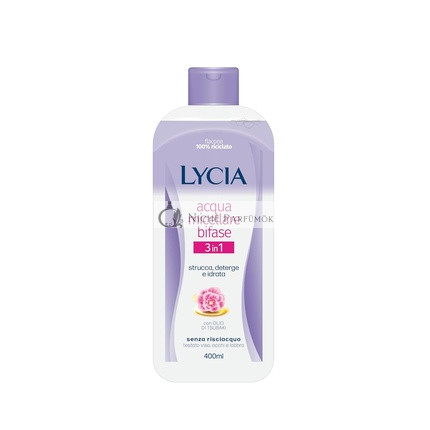 Lycia Micellar Water 3 in 1 Makeup Remover with Lotus Water and Tsubaki Oil 400ml