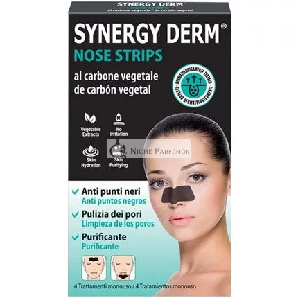 Incarose Synergy Derm Nose Strips Vegetable Charcoal 4 Patches