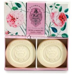   La Florentina Set Of Two Soap In Gift Box Rose Of May - 120 G
