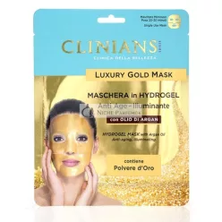 Clinians Anti-Age Gold Face Mask in Hydrogel with Argan Oil