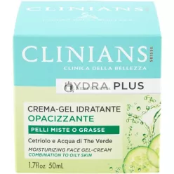   Clinians Moisturizing Mattifying Face Cream with Apple Water and Zinc Combination for Oily Skin 50ml