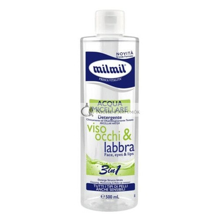 milmil Micellar Water 3in1 with Rose Water and Chamomile 500ml