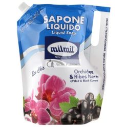   milmil Orchid and Black Currant Liquid Soap 900ml Refill Soap Environmentally Friendly Hand Face Body Soap pH Balanced Dermatologically Tested