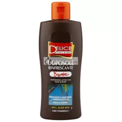   Delice Solaire Refreshing Bronze with Aloe Vera and Vitamin E Extended Tan Light Texture Non-Greasy Dermatologically Tested 200ml