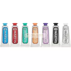   Marvis 7 Flavors Travel Toothpaste Gift Set in Black Gift Box