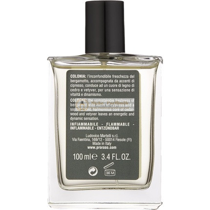 Proraso Ciprus & Vetiver Eau de Cologne, 100ml