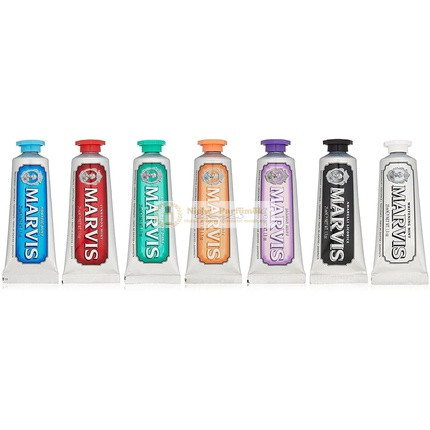 Marvis 7 Flavors Travel Toothpaste Gift Set in Black Gift Box