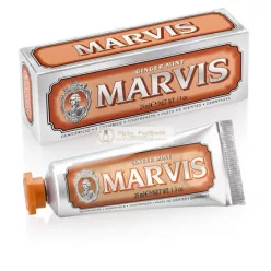   MARVIS Ginger Mint Toothpaste with Gentle Spicy Ginger and Mint 25ml - Travel Size with Fluoride