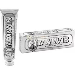   Marvis Whitening Mint Toothpaste 85ml - Promotes Natural Teeth Whitening and Removes Plaque for Long-Lasting Freshness