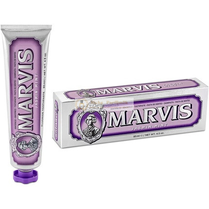 MARVIS Jasmin Mint Toothpaste 85ml with Floral Notes of Jasmine Blossom and Fluoride