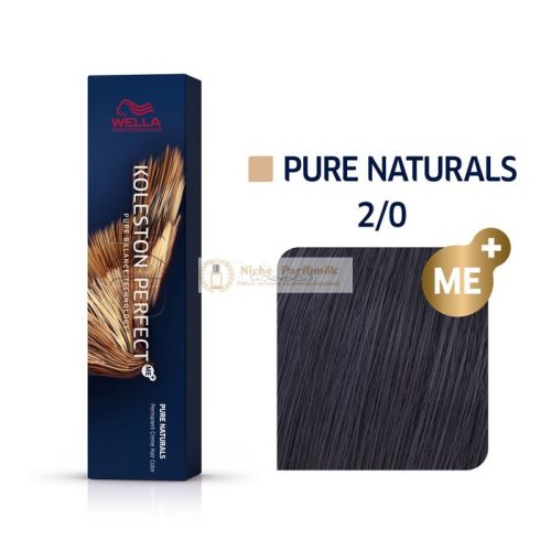 Wella Professionals Koleston Perfect Me+ Pure Naturals Professional Permanent Hair Color 2/0 60 ml