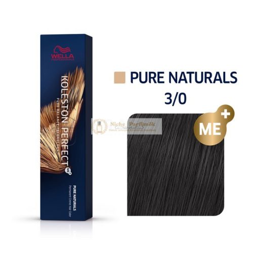 Wella Professionals Koleston Perfect Me+ Pure Naturals Professional Permanent Hair Color 3/0 60 ml