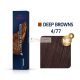 Wella Professionals Koleston Perfect Me+ Deep Browns Professional Permanent Hair Color 4/77 60 ml