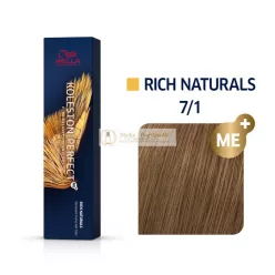   Wella Professionals Koleston Perfect Me+ Rich Naturals Professional Permanent Hair Color 7/1 60 ml