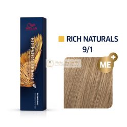  Wella Professionals Koleston Perfect Me+ Rich Naturals Professional Permanent Hair Color 9/1 60 ml