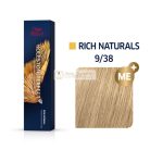 Wella Professionals Koleston Perfect Me+ Rich Naturals Professional Permanent Hair Color 9/38 60 ml