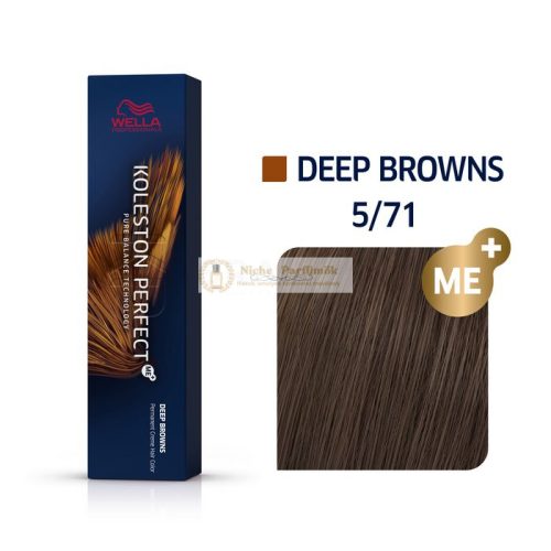 Wella Professionals Koleston Perfect Me+ Deep Browns Professional Permanent Hair Color 5/71 60 ml