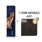Wella Professionals Koleston Perfect Me+ Pure Naturals Professional Permanent Hair Color 4/07 60 ml