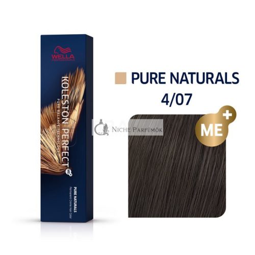 Wella Professionals Koleston Perfect Me+ Pure Naturals Professional Permanent Hair Color 4/07 60 ml