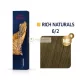 Wella Professionals Koleston Perfect Me+ Rich Naturals professional permanent hair color 6/2 60 ml