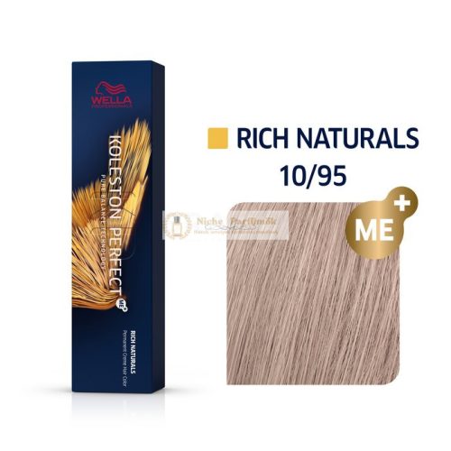 Wella Professionals Koleston Perfect Me+ Rich Naturals Professional Permanent Hair Color 10/95 60 ml