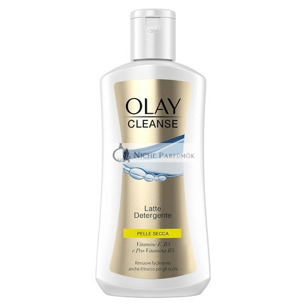 Olay Cleanse Cleansing Milk for Dry Skin, Removes Eye Makeup Effortlessly 200ml