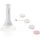 Bellissima Face Cleansing Pure & Light Facial Cleansing Brush with 4 Different Brush Heads for Customized Treatments - for Use in the Shower for Smooth Skin