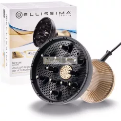   Bellissima Diffon Supreme Ceramic Technology & ArganOil Hot Air Diffuser for Curly Hair with 12 Fingers 2 Speeds 3 Temperatures Ionizer