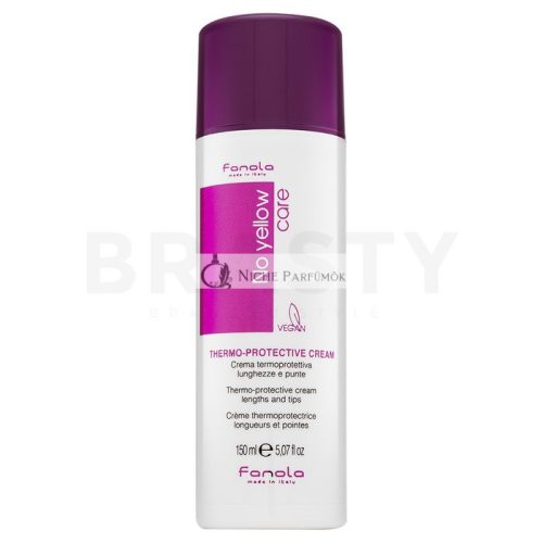 Fanola No Yellow Thermo-Protective Cream for Platinum Blonde and Gray Hair 150 ml