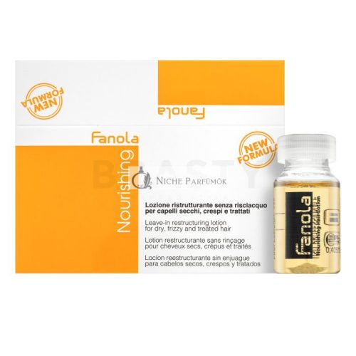 Fanola Nourishing Leave-in Restructuring Lotion with Hydrating Serum 12 x 12 ml