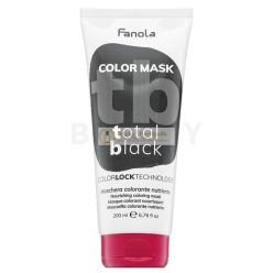   Fanola Color Mask nourishing mask with color pigments for color revival Total Black 200 ml