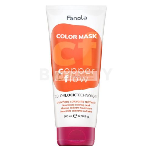 Fanola Color Mask Nourishing Mask with Color Pigments for Reviving Copper Shades Copper Flow 200 ml