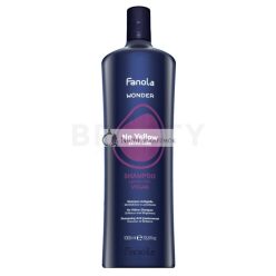   Fanola Wonder No Yellow Extra Care Shampoo for Neutralizing Yellow Tones 1000 ml
