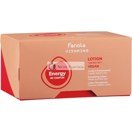 Fanola Vitamins Energy Lotion Hair Treatment Against Hair Loss 12 x 10 ml